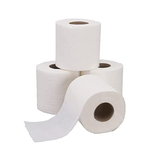 Image of Keshika Tissue Rolls for Toilet, 2 Ply Toilet Paper 200 Sheets Per 1 Roll Hygenic Toilet Tissues for the Entire Family Pack of (24)