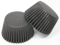48 Cupcake/Muffin Cases (Black)