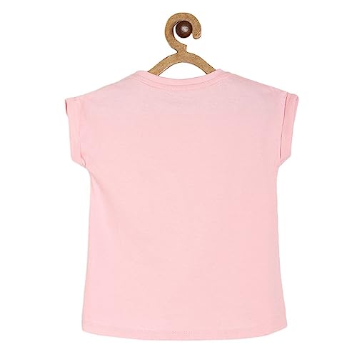 Image of miniklub Baby Round Neck Short Sleeve Knitted Cotton Clothing Set, Pack of 2 (Multi Color)