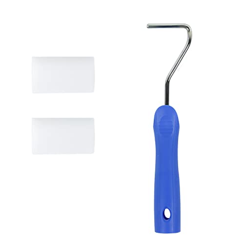 Mister Rui Lackierwalze, Lackrollen für lacke, Mini-Schaumstoff-Farbroller, 2-Zoll-Farbroller, Schaumstoff hoher Dichte für flache Oberflächen und bringt glatte und gleichmäßige effekt, 3 Stück Cover