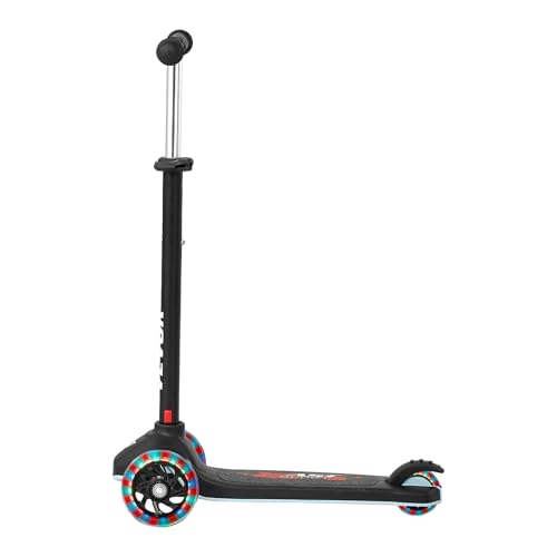 Vevor Monopattino Con 3 Ruote Per Bambini Da 3 Anni, Monopattino Carico Max. 75Kg 3 Altezze 710/755/800 Mm, Ruote Luminose φ120 Mm, Manubrio Altezza Regolabile, Pedana Antiscivolo, Nero - 9