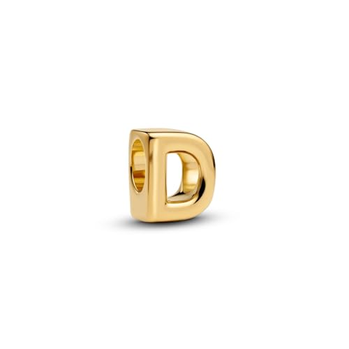PANDORA Charm Letra D Moments joyer&iacute;a de metal 763950C00 abalorio para pulseras