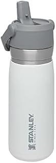Stanley IceFlow Stainless Steel Water Bottle with Straw 0.65L / 22OZ Polar White  Leakproof Insulated Water Bottle - Keeps Cold for 12+ Hours - BPA-Free Thermos Flask - Dishwasher Safe