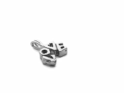 Miniatura 2 de LOVE Word 925 Sterling Silver Charm pendant