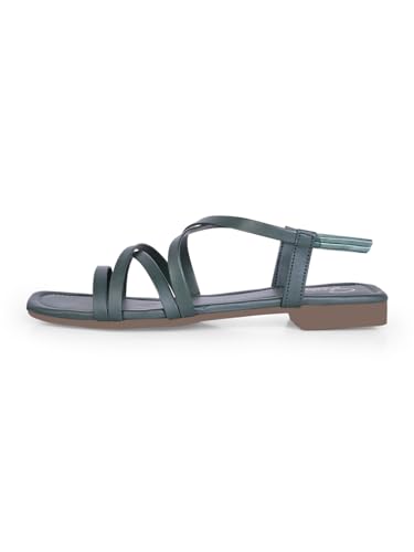 Image of Women Flats Sandals | Stylish Embroidered Slip-On Flats for Women | Comfortable Lightweight Sandals | Ethnic & Casual Footwear for Ladies SL1043