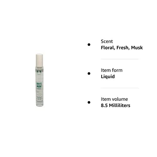 THE BODYSHOP White Musk Perfume Oil 8.5ml Roll-On ALCOHOL FREE - Image 6