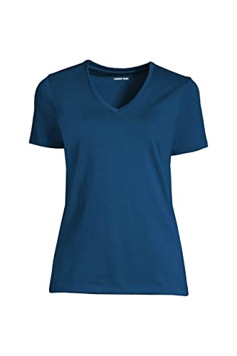 Image of Lands' End Women's Supima V-Neck T-Shirt