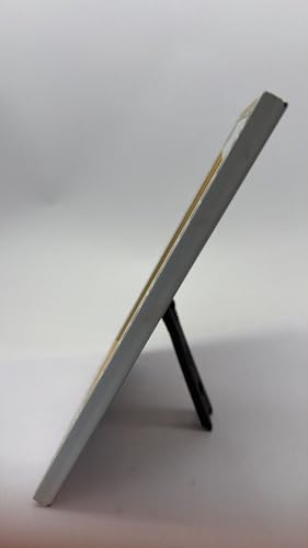 Image of Vintage Gulley Photo Frame with Stand|4 inch x 6 inch, White Design I Horizontal