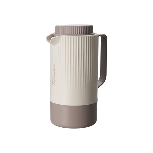 Image of Trueware Amaze ISI Certified Inner Steel Thermoware 1000 ML Hot & Cold Flask Jug, BPA Free, Leak Proof, Ideal for Tea, Coffee, Water, Hot and Cold Beverages