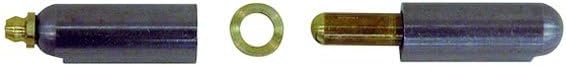 Steel Weld-on Bullet Hinge with Brass Pin