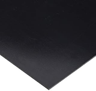 0.125" x 12" x 12", Kydex, Royalite Fire Rated Plastic Sheet, PC Level Haircell, Black