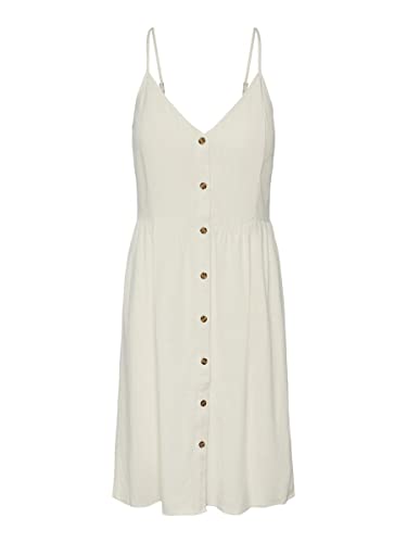 PIECES Pcvinsty Slip Dress Noos robe femme fluide style nuisette mi-longue élégante