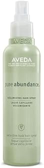 Aveda Pure Abundance Volumizing Hair Spray | Extra Firm Hold | Hair Spray for Thin Hair | with Kaolin Clay, 6.7 Fl Oz