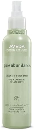 Aveda Pure Abundance Volumizing Hair Spray | Extra Firm Hold | Hair Spray for Thin Hair | with Kaolin Clay, 6.7 Fl Oz