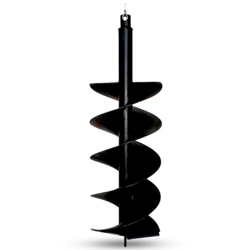 Image of BALWAAN Krishi 10-Inch Double Spiral Drill Planter | 25 cm Post Hole Digger for Agriculture & Garden Landscaping|PT-10D
