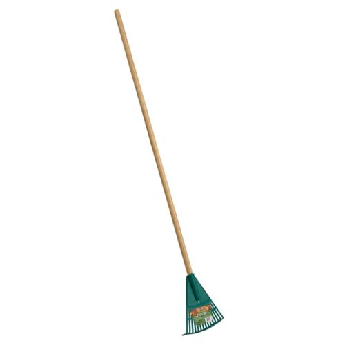 Rastrillo de Jardín FARM-TUFF 8 pulgadas con mango de madera 48" miniatura 1