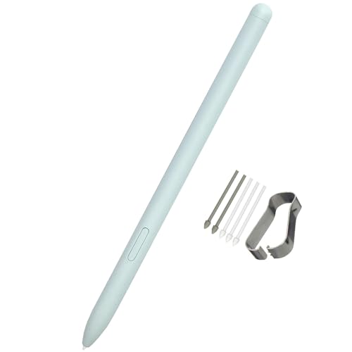 Galaxy Tablet S9 FE S Pen for Samsung Galaxy Tab S9 FE S9 FE Plus Stylus Pen Replacement + 5 Tips for Samsung Galaxy Tab S9 FE S9 S9 Plus S9 Ultra Stylus S Pen (Mint)