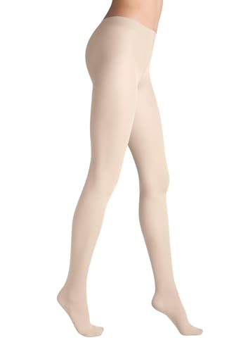 Medias opacas 40 DEN microfibra mate de alta costura Marilyn Tonic 40 Cream