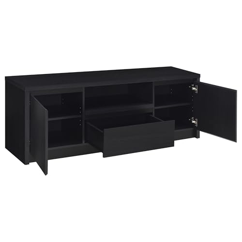 Image of Coaster Home Furnishings Winfield 3-Piece Entertainment Center 60-Inch Tv Stand Black