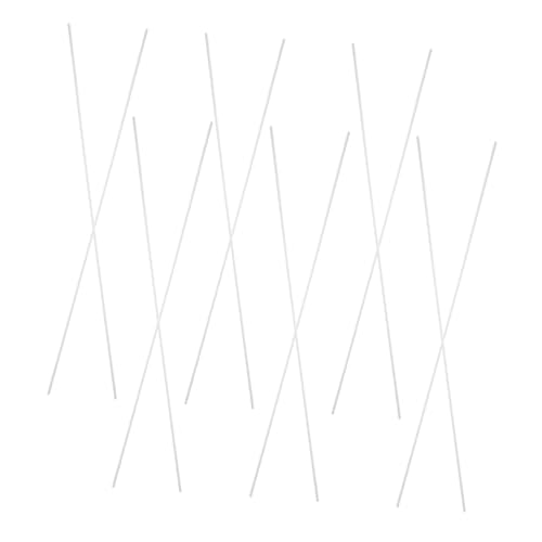 SHINEOFI 50stücke Kunststoffrohre Runde Hohle für Diy-bastelarbeiten Modellbau Sandtischzubehör Bastelschläuche Schlauchmaterial Leere Runde Schläuche Rohrmaterialien