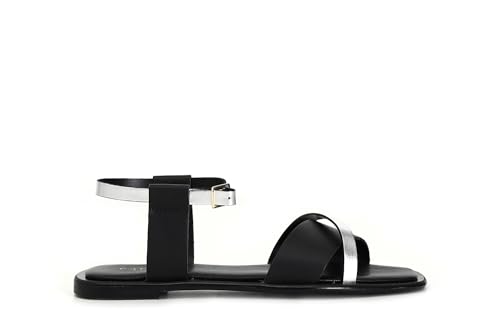 Sandale avec bande en cuir CAFèNOIR C1GF1003 pour femme