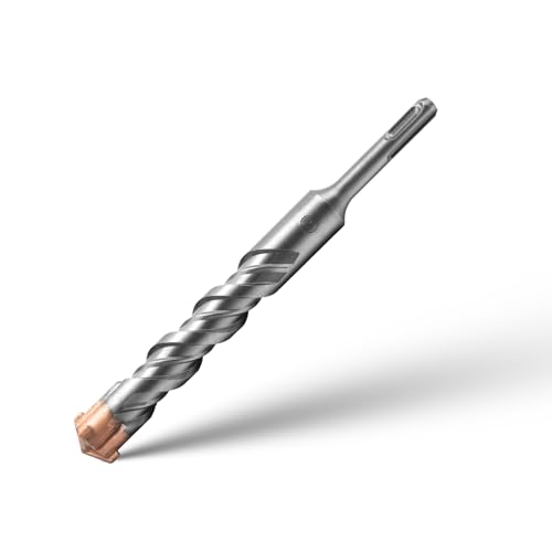 Brocas Hormigon 25mm x 200mm Juego de SDS Plus 4 Puntas de Metal Duro Broca Pared Cruzadas de Impacto Ideal Para Taladrar en Hormigón Piedra Natural Plástico Granito