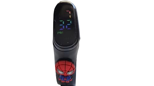 Relógio LED Digital Infantil Criança Esporte Pulseira homem aranha…