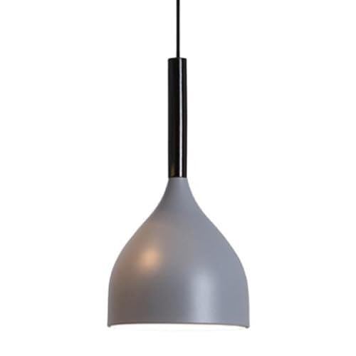Lustre en fer blanc E27 suspension moderne pour porche et bar