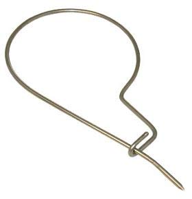 One Handed Stainless Steel Fish Stringer Clip for Attaching Speared Fish When Spearfishing, Freediving & Scuba Diving