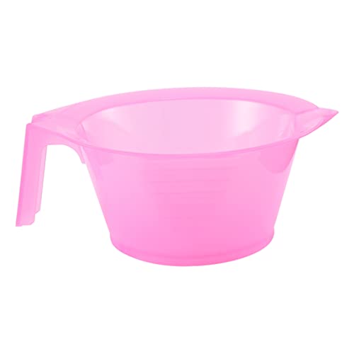 SOIMISS Ciotola Per Tingere Chioma in Plastica Rosa 3 Pezzi Con Manico Per Tintura Fai Da Te Salone Parrucchieri Strumenti Per Colorante Chioma Professionale