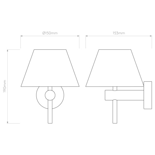 Astro Bathroom Wall Light, Metal, G9, 40 W, Polished Chrome