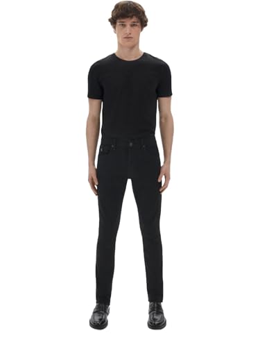 LTB JEANS Herren Jeans Slim JOSHUA - Normal Waist Herren Slim Jeans mit Knopf & Reißverschluss - JOSHUA NEW BLACK Jeanshose in Schwarz 28W / 34L