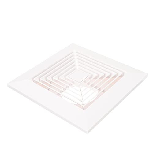 ANDRESLAD De Ventilación Cuadrada Para Techo Difusor De Aire Rejilla De Aire Para Acondicionadores Instalación Para Hogar y Oficinas