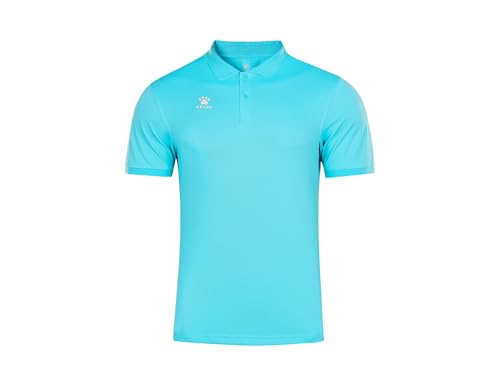 Image of Kelme Men's Polo Shirts Short Classic Durable Summer Breathable Comfort Casual Work Sport Outdoor(Blue 2,M)
