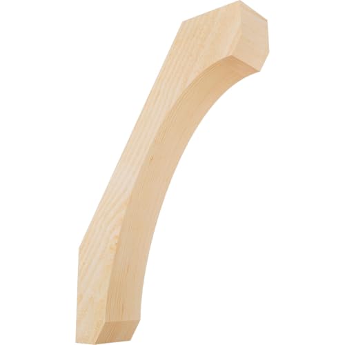 Ekena Millwork BRC04X16X24LEC00RDF 4"W x 16"D x 24"H Legacy Rough Sawn Knee Brace, Douglas Fir