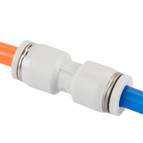 Raccord rapide pneumatique PU PG blanc pour compresseur atelier - 3