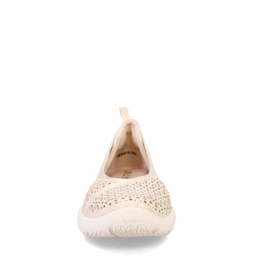 Jambu Women's Emma Ballet Flat, Cream Shimmer, 93