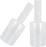 PSBM 12 Rolls 5 Inch x 1000 Feet 80 Gauge Mini Stretch Film/Wrap with Extended Core Handles, Industrial Strength Up to 500% Ultimate Stretch, Clear Shrink Plastic Wrap for Moving, Packing, Shipping