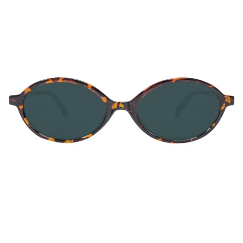 Image of boten Retro Oval Sunglasses for Women Men Small 90s Sun Glasses | Trendy Fashion Round Shades Cute Chic Narrow Designer Sunnies