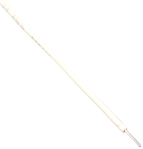 Remington Industries 24UL1007SLDWHI UL1007 24 AWG Gauge Solid Hook-Up Wire, 300V, 0.0201