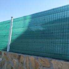 IBEROGARDEN || Malla DE SOMBREO || Malla DE OCULTACION || Malla para VALLADOS || 85-90% DE OCULTACION || Varias Medidas (1'5x100 Metros, Verde)