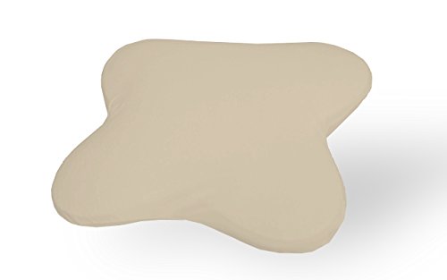 Dukal | Ersatzbezug für Ombracio/All Around Schlafkissen von Tempur | aus hochwertigem DOPPEL-Jersey | 100% Baumwolle | Farbe: Natur