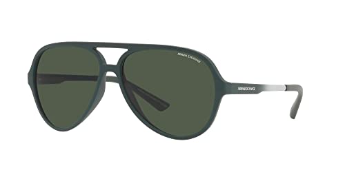 Image of Armani Exchange Man Sunglasses Matte Black Frame, Dark Grey Lenses, 60MM