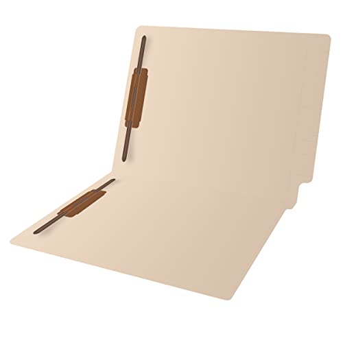 End Tab Manila File Folders With Fasteners, Perfect For Medical Office Filing, Letter Size, Reinforced Straight Cut Tab, Box Of 50 File Folders #TOP4