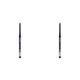 NYX Vivid Rich Mechanical Eye Pencil Bundle with 2 Creamy Retractable Eyeliners - Sapphire Bling Deep Blue and Always Onyx Black