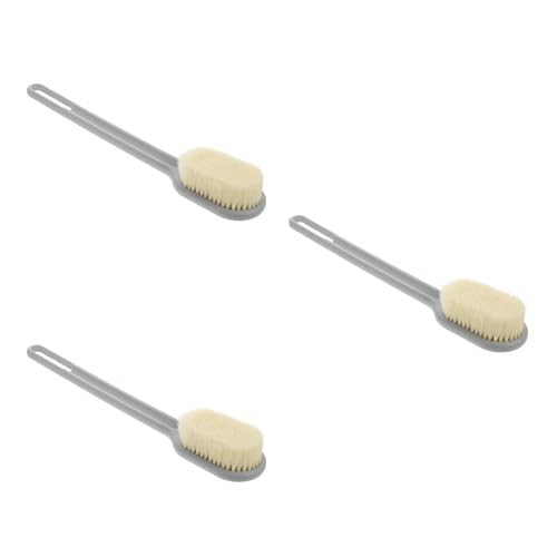 Brosse de bain Healvian 3 pièces avec long manche ergonomique