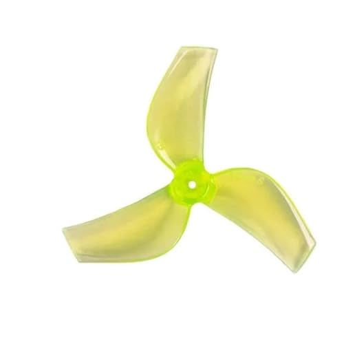 Hélice 35mm S-2/S-3 pas 0,96 pouces accessoire renforcé jaune pour micro drone FPV d'intérieur