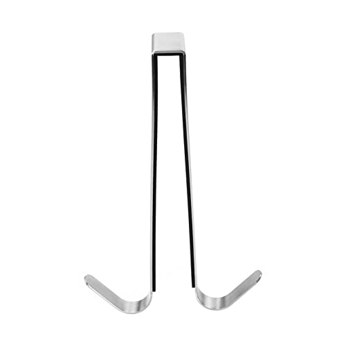 Holibanna Bathroom Glass Door Hook 17cm Stainless Steel Towel Holder Strong Load Capacity