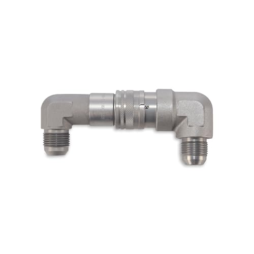 Image of 1 /2″ 90 Degree Flat Face Hydraulic Quick Couplers Set - 3 /4″ JIC Port