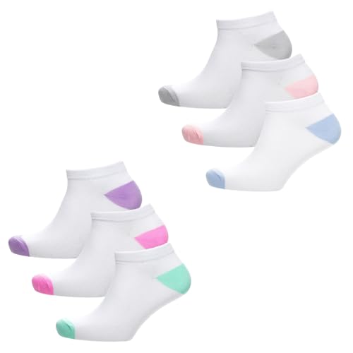 Chaussettes de sport femme A2Z lot de 3 paires respirantes en noir ou blanc taille 37-42